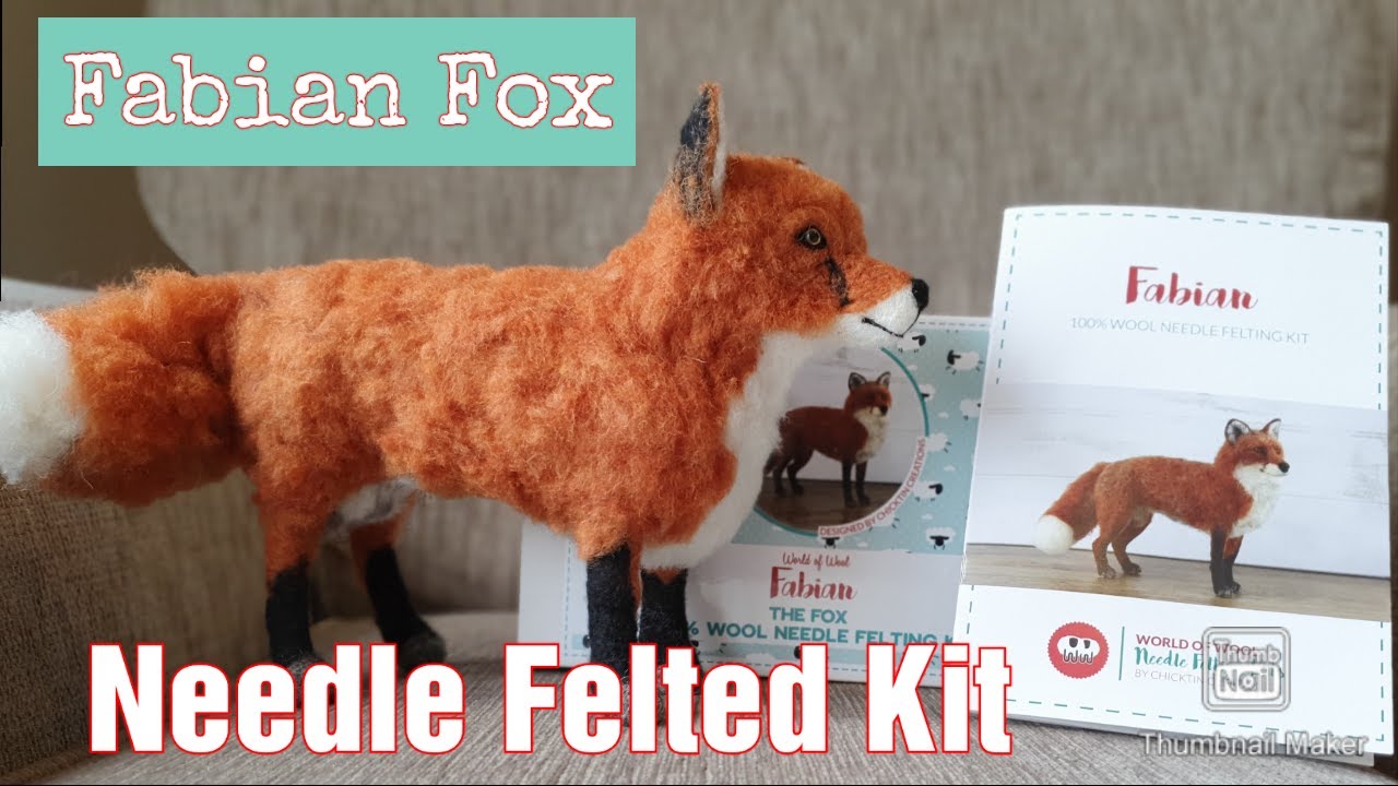 Realistic Animals Head - Needle Felting Wool Kit