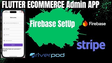 Flutter tutorial -Ecommerce admin application , firebase setup