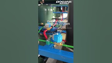 Focusun 1T cube ice machine. Demonstrate the factory testing process.