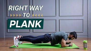 The Right Way To Plank | Plank I Plank for Beginners | Fitness Video | How to Plank? I OZiva