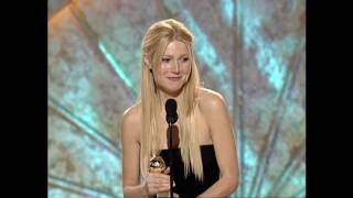 Gwyneth Paltrow Wins Best Actress Motion Picture Musical Or Comedy - Golden Globes 1999