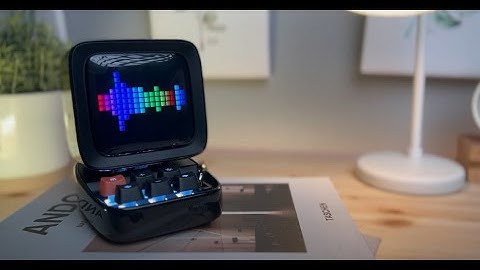 Divoom Ditoo Pixel Art Unboxing and Test Sound