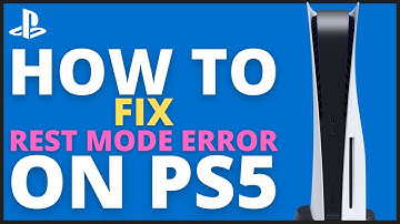 PS5 - How to Fix Rest Mode Error Tutorial! (For Beginners)