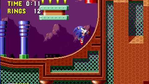 Sonic 1 Return to the Origin Spring Yard 1 Speedrun