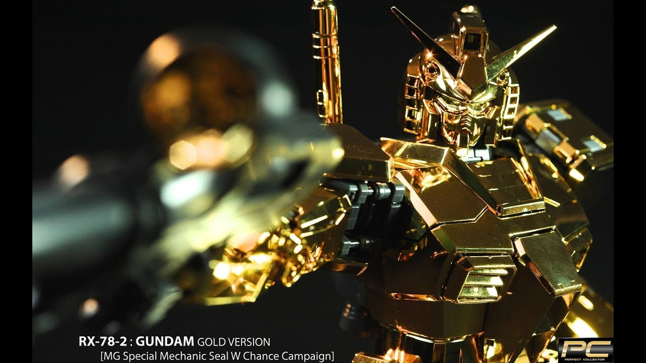 G リミテッド Gallery Video Pg Rx 78 2 Gundam Gold Version Mobile Suit Gundam Limited Edition Gundam Model Kits And Figures