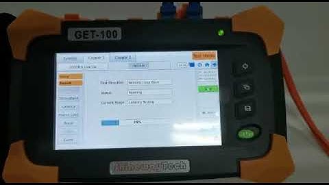 GET 100 RFC2544 testing