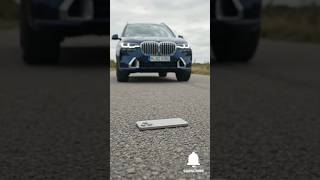 BMW X7 vs iPhone 17 😱 Real Crush Test! Can the iPhone Survive? #Shorts