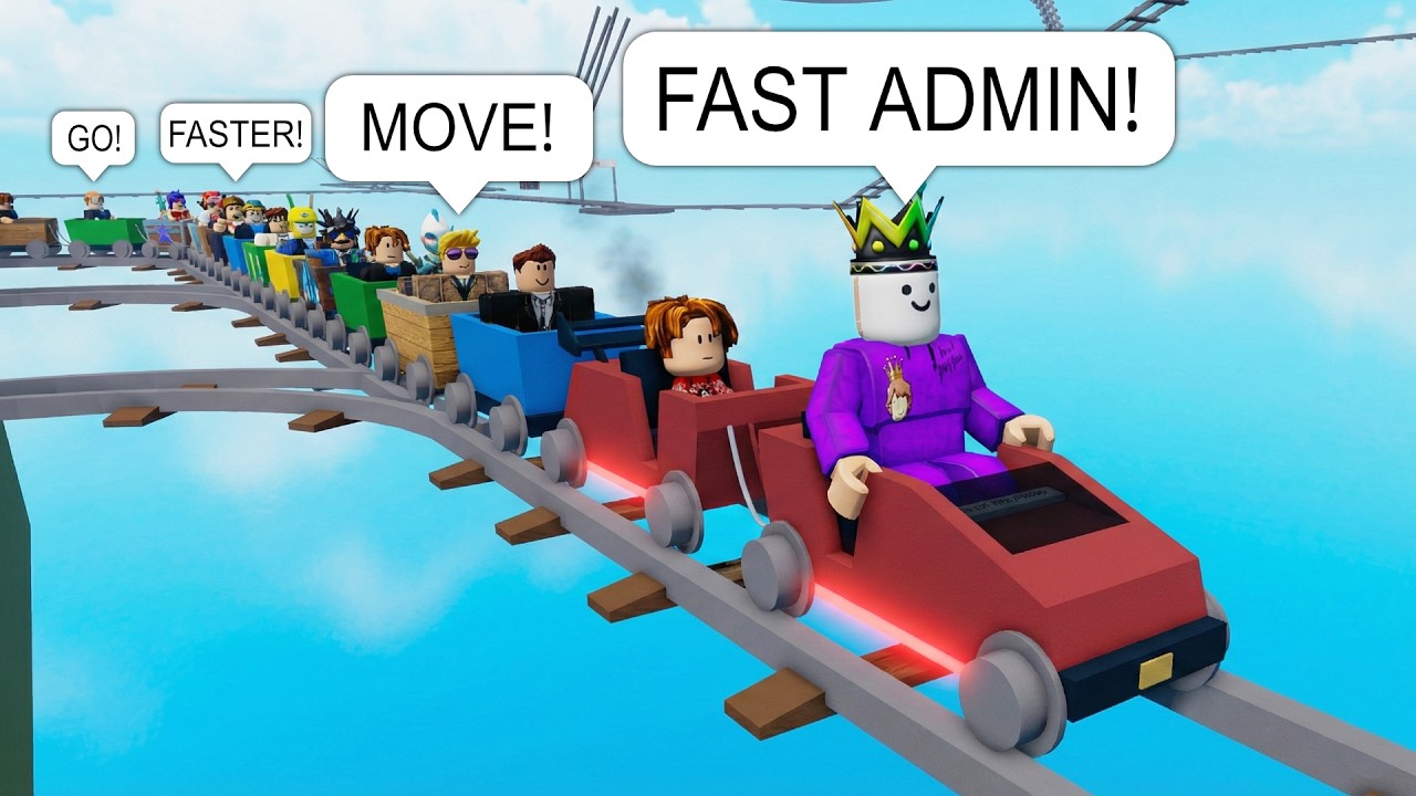 I Drive FAST Cart on Roblox But I Admin Abuse