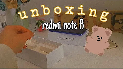 💫xiaomi redmi note 8 (starlight) aesthetic unboxing  | xiaomi needle + accessories 📦