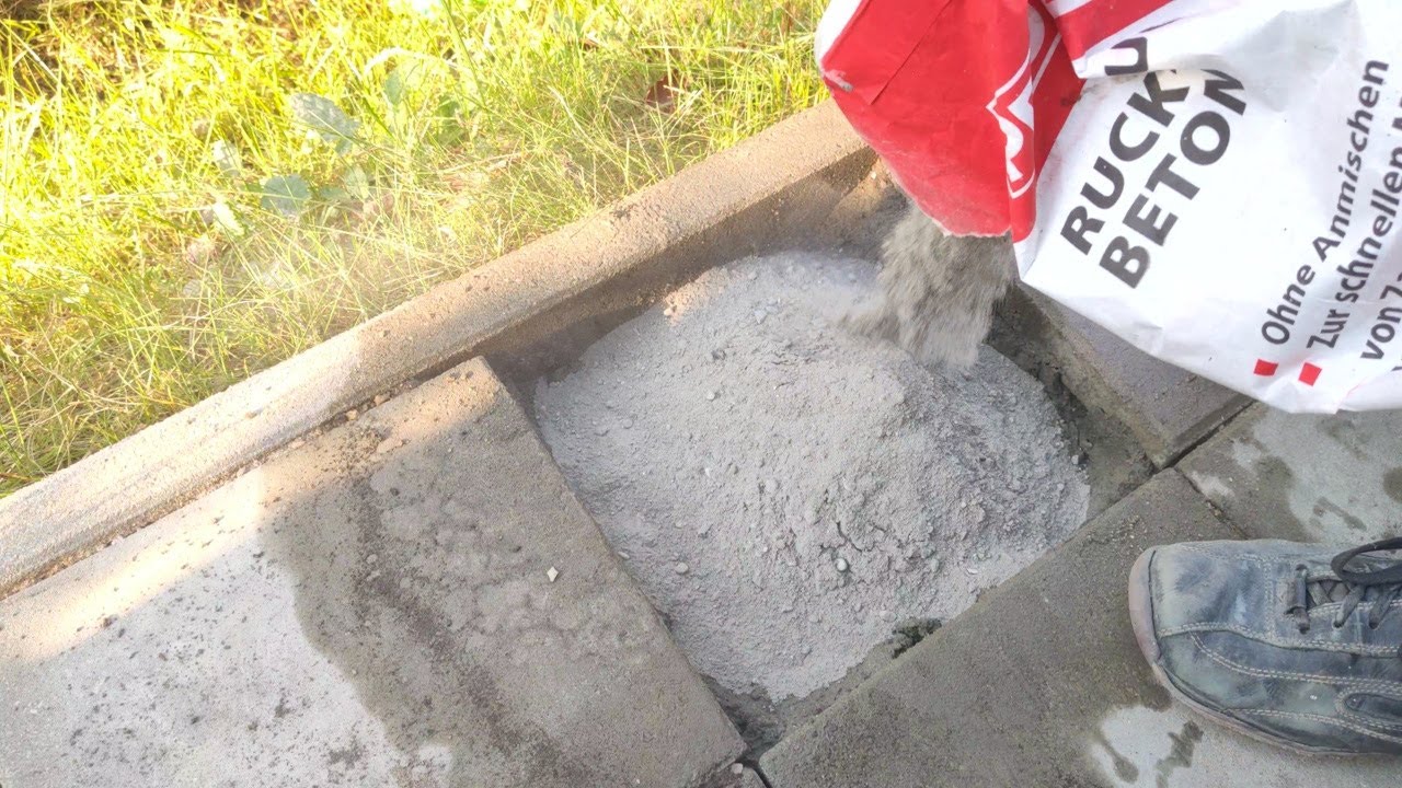 Wie Lange Braucht Ruck Zuck Beton Zum Aushärten Ruck-Zuck Beton richtig verwenden - schnell und einfach betonieren