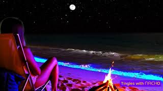 Midnight Ocean Escape: Relaxing Wave Sounds for Ultimate Calm 🌊🐚⛱️💤😴✨