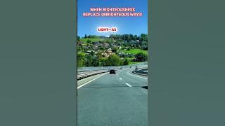 YES RIGHTEOUSNESS REPLACE UNRIGHTEOUS WAYS!