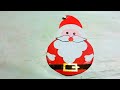 Christmas card making / diy Santa Claus greeting card for Christmas / Christmas craft ideas