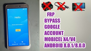 how to bypass Google account mobicel X4 Android 8.0.1 without PC 2019