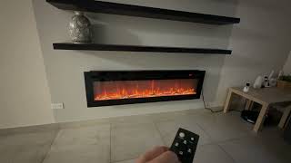 Manastin 60 inch Electric Fireplace Unboxing, Installing and Review! #productreview #unboxing