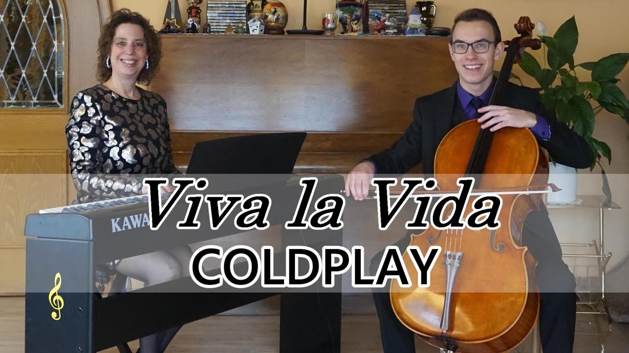 Viva la Vida - Coldplay | Cello & Piano Cover by Duo Klachello + Sheet Music