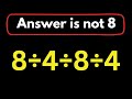 Most People Get This Simple Math Question Wrong!
