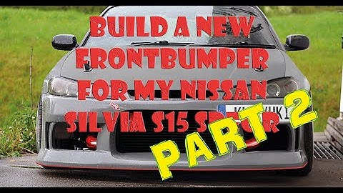 How to - selfmade build a nissan silvia S15 frontbumper part 2