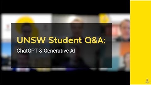 Q&A session for students on ChatGPT and Generative AI at UNSW