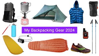 My Lightweight Backpacking Gear - 2024