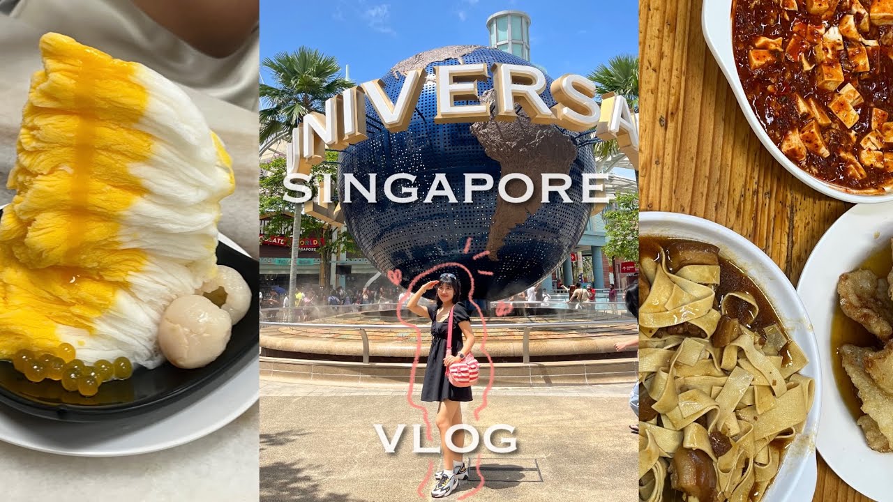 이제 놀이 공원은 좀 힘든데..?😨 싱가포르 여행 마지막날🇸🇬🎢 | 유니버셜 스튜디오 싱가포르, 동방미식, 미향원