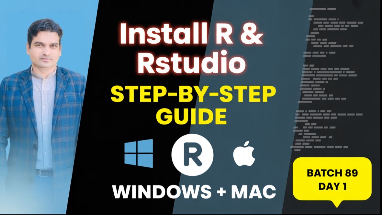 Batch 89 Day 1 | How to Install R and RStudio | Step-by-Step Guide for ...