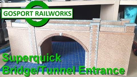A Newbie Builds:  Superquick Bridge/Tunnel Entrance Kit