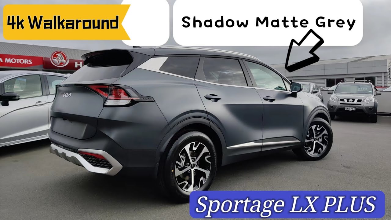 NEW Kia Sportage in Shadow Matte Grey