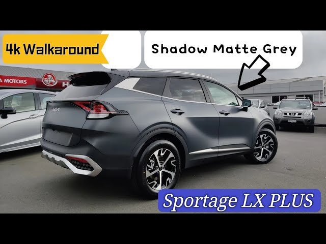NEW Kia Sportage in Shadow Matte Grey  In-Depth Walkaround Interior  Exterior 4K 