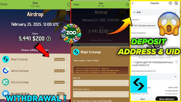 Zoo Bitget Withdrawal Process |$Zoo Deposit Address | Bitget UID |Bitget Deposit Address Zoo Airdrop