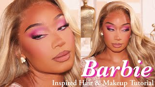 Barbie Pink Glam 🩷 | Hair + Makeup | Ashimary Hair Co.