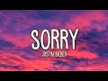 Justin Bieber Sorry Lyrics