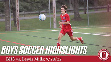 Boys Soccer Highlights: BHS vs. Lewis Mills