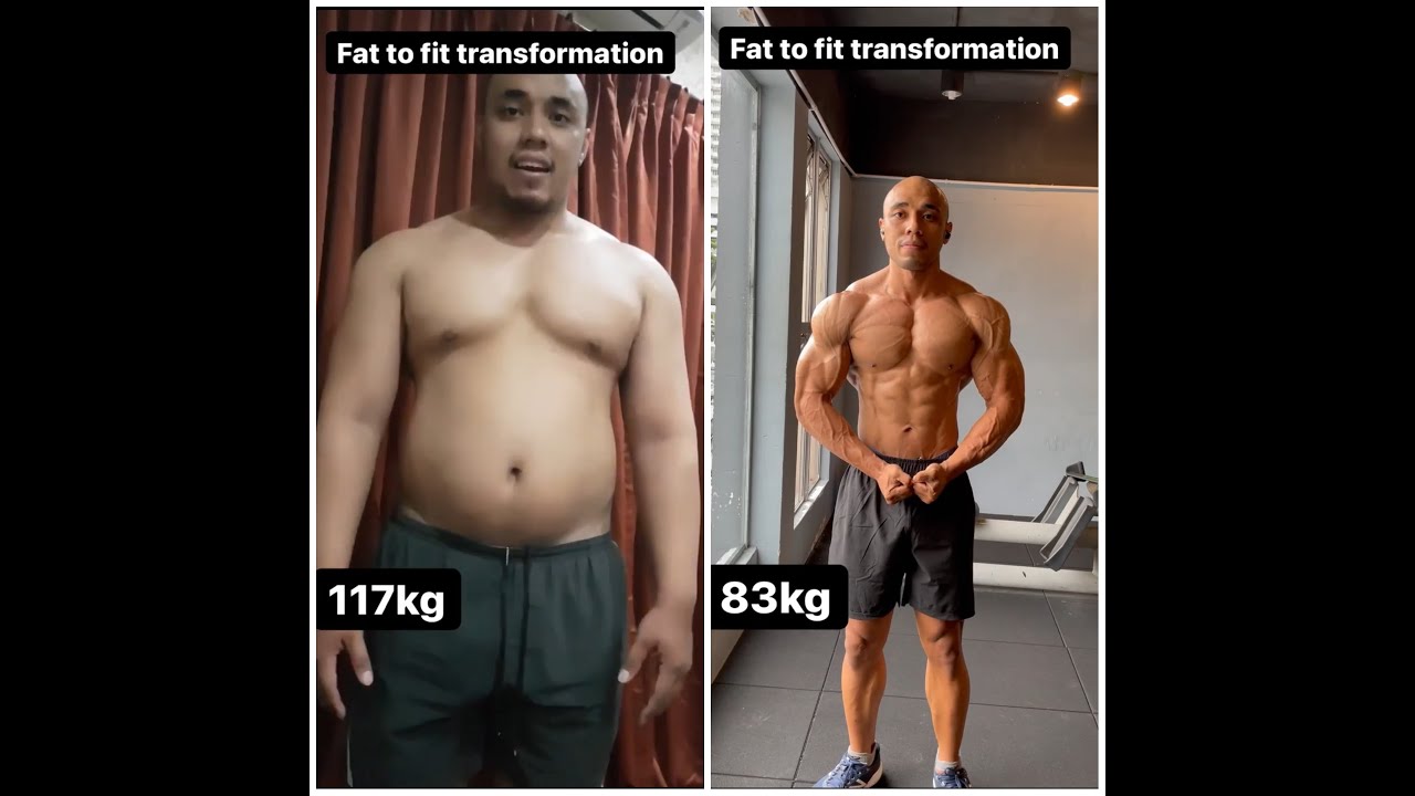 Fat To Fit Transformation l 117kg To 83kg l amazing body transformation l 