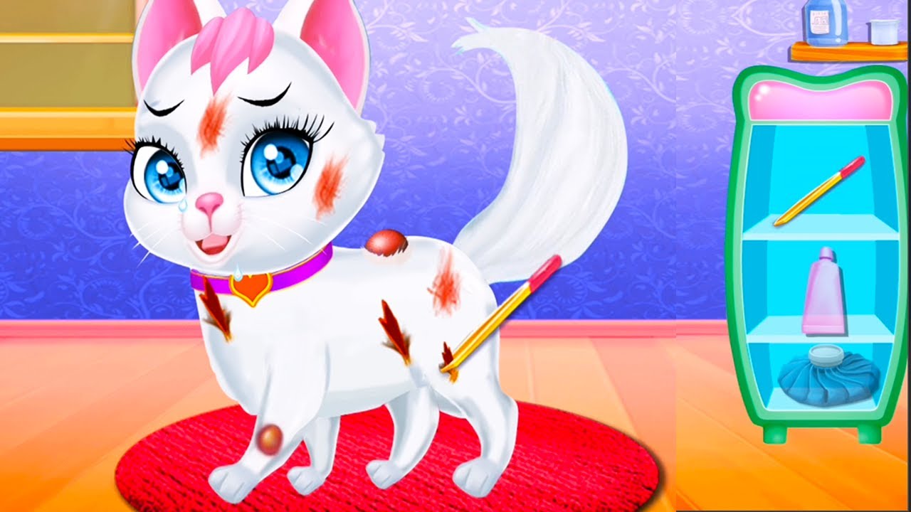 Wash and Treat Pets : help fluffy cats and puppies ! educational Kids Game  - FREE::Appstore for Android