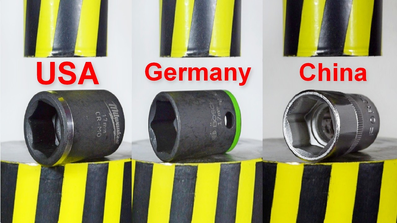 HYDRAULIC PRESS VS EXPENSIVE AND CHEAP TOOLS