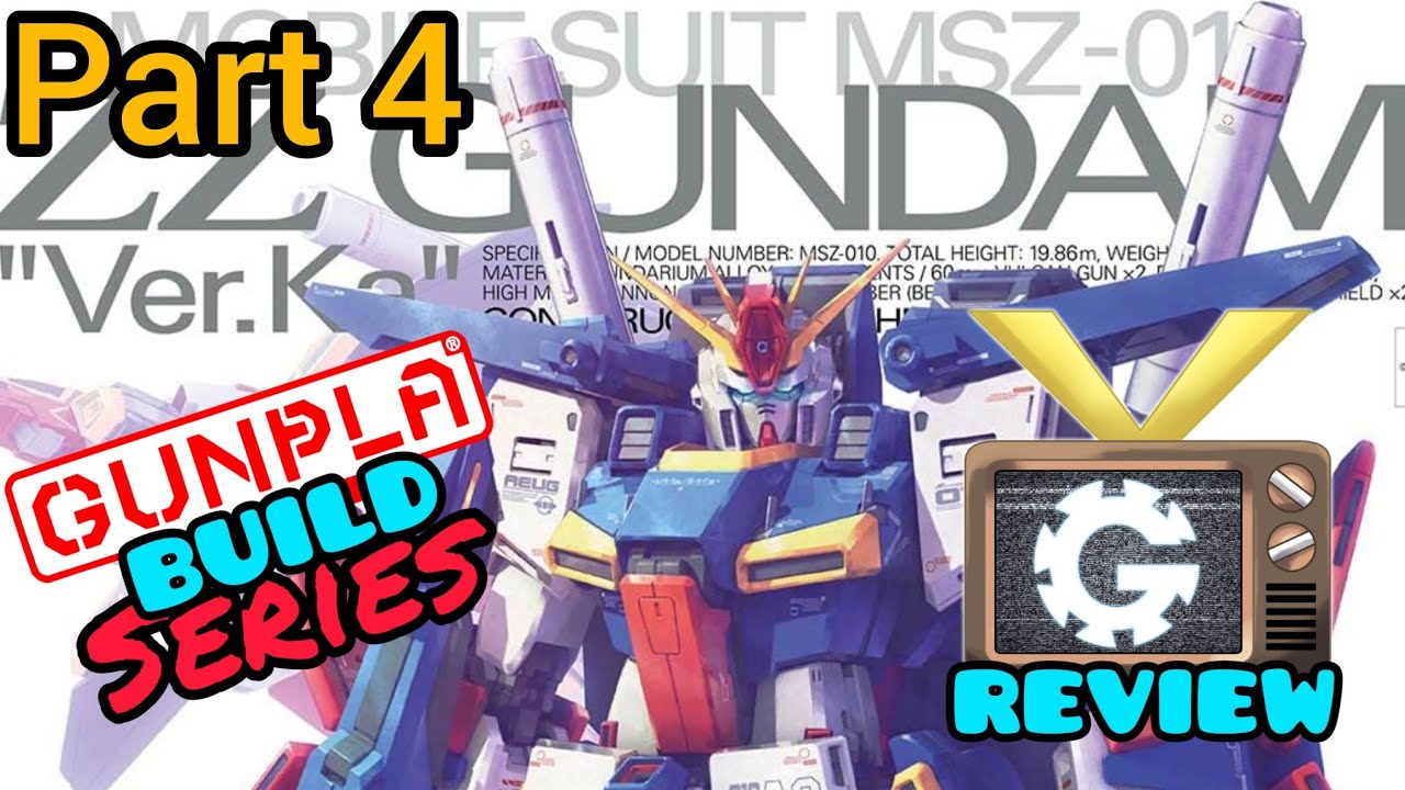 Bandai MG ZZ Gundam Ver. Ka Speed Build Review Part 4 / Legs