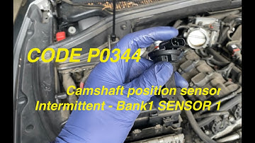 How to fix Code P0344 (Camshaft position sensor Bank 1 Sensor 1 ) on a  Dodge Durango  v6 2015 - 2012 jeep wrangler camshaft position sensor  bank 1 sensor 2