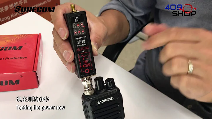 SURECOM SF-20 20W POWER METER and Frequency counter