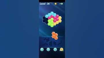 Block! Hexa Puzzle~Regular A  block 3 to 6 levels level~36