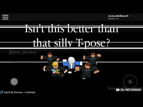 undertale-death-by-glamour-came-on-roblox-tpose-meme