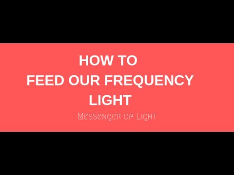 Feeding Our Frequency - Regenerating our cells with Light.