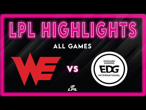 WE vs EDG Highlights ALL GAMES | LPL 2026 Split 1 | Team WE vs EDward Gaming by Onivia