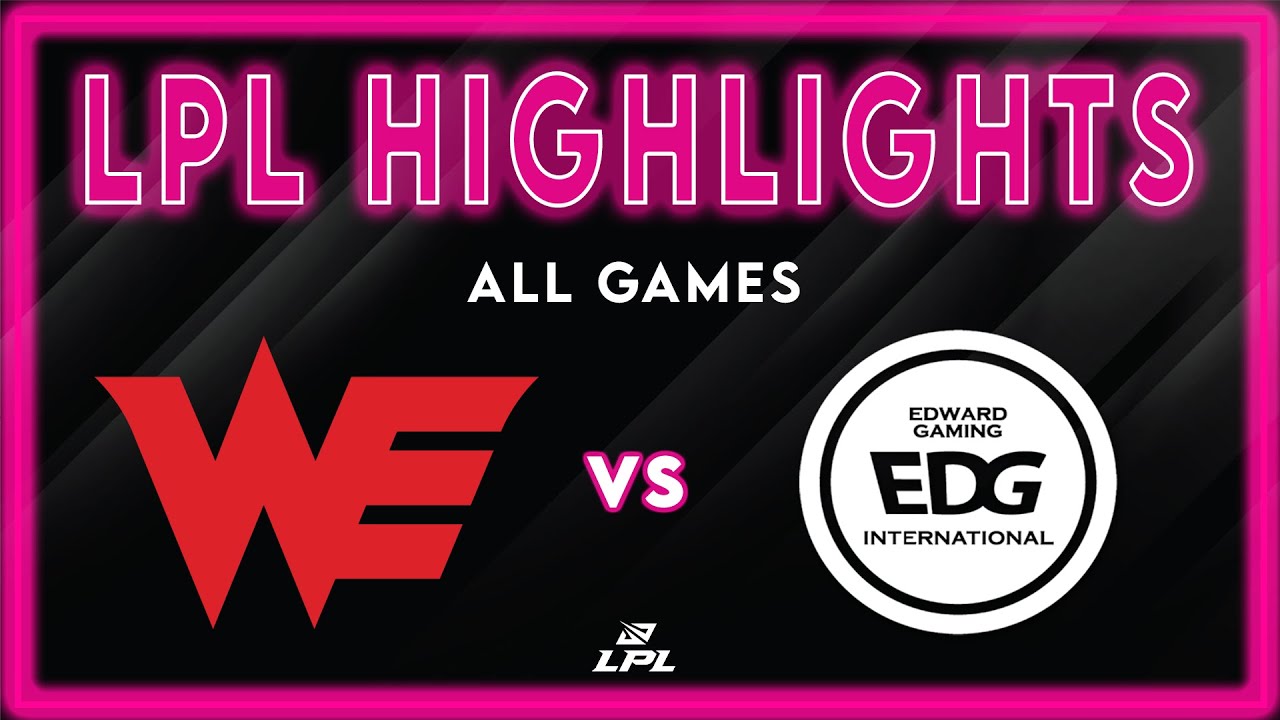WE vs EDG Highlights ALL GAMES | LPL 2026 Split 1 | Team WE vs EDward Gaming by Onivia