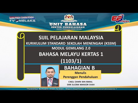 9  Bahagian B 3 Menulis Pendahuluan