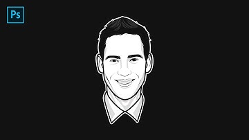 How To Make Vector/Vexel Cartoon For Social Media Profile Picture | Adobe Photoshop