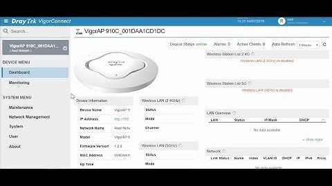 Hướng dẫn quản lý tập trung VigorAP miễn phí với VigorConnect #HD005