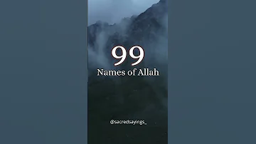 Asma Ul Husna Names Of Allah Shorts Islam Allah Asmaulhusna 
