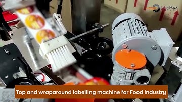 Top and Wrap Around Labelling Machine for Food Industry