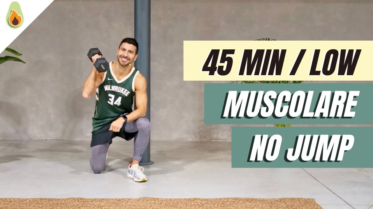 MUSCOLARE NO JUMP (coi pesi) - 40 Minuti | Cotto al Dente
